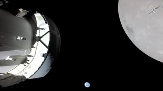 米航空宇宙局（ＮＡＳＡ）の宇宙船「オリオン」が月に最接近した