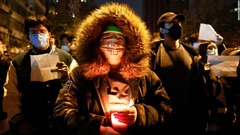 「ゼロコロナ」政策への抗議続く、若者は自由を要求　中国