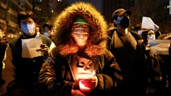「ゼロコロナ」政策への抗議続く、若者は自由を要求　中国