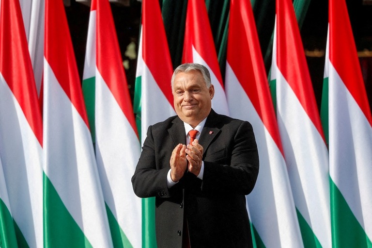 ハンガリーのオルバン首相が北欧２国のＮＡＴＯ加盟の批准手続きを実施すると発表した/Bernadett Szabo/Reuters/FILE