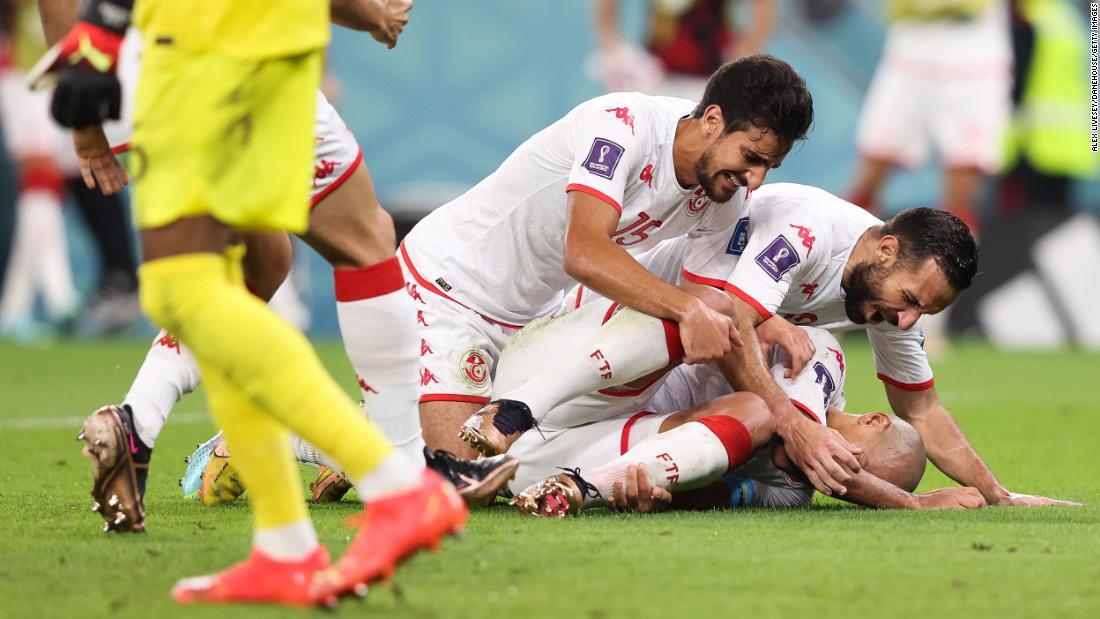 チュニジアはフランスを破ったが決勝トーナメント進出はならなかった/Alex Livesey/Danehouse/Getty Images
