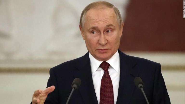 バイデン氏の電撃訪問を受け、プーチン氏に対するロシア国内の圧力が高まっている/Contributor/Getty Images