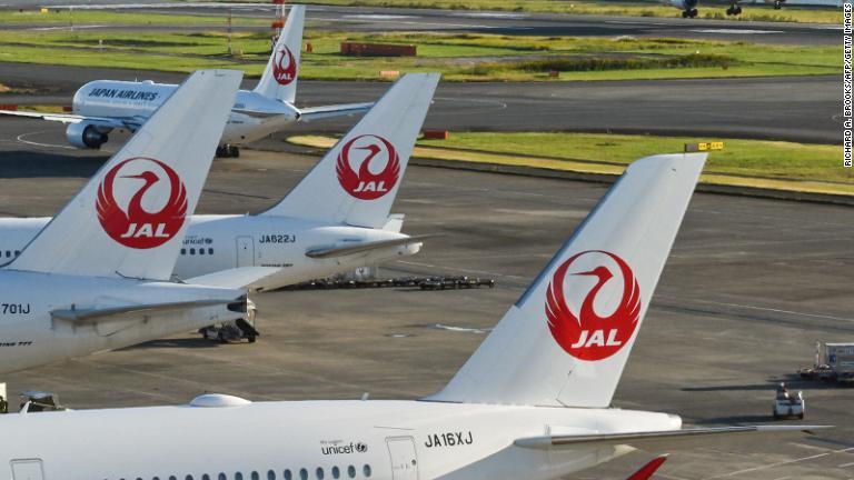 ３位は日本航空/Richard A. Brooks/AFP/Getty Images