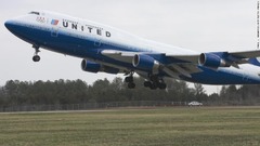 ユナイテッド航空は米首都ワシントンと中国の首都・北京を結ぶ初の直行便にボーイング７４７を選んだ＝２００７年
