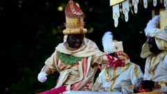 スペインの東方３賢者パレード、顔の黒塗りが論争の的に