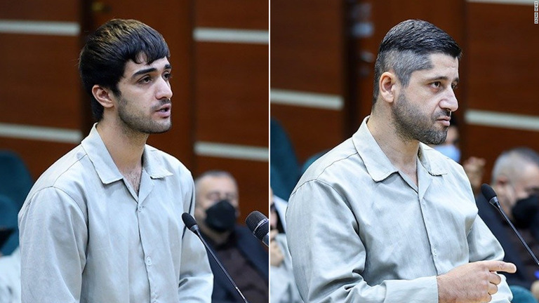 モハマド・メヘディ・カラミさん（左）とセイエド・モハマド・ホセイニさんの死刑が執行された/MIZAN NEWS
