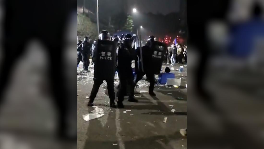警察と工場従業員が対峙、撮影映像が検閲で消える　中国 - CNN.co.jp