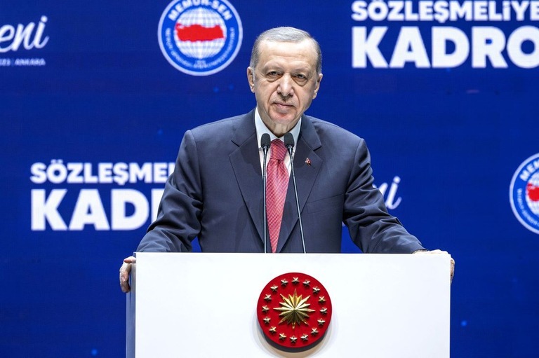 トルコのエルドアン大統領/Aytac Unal/Anadolu Agency/Getty Images