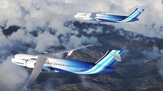 ＮＡＳＡとボーイングが提携して開発予定の航空機のイメージ図