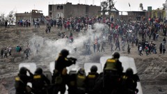 抗議デモ続くペルー、首都リマに警官数千人を配備