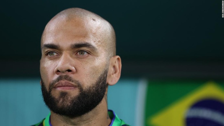 サッカーのブラジル代表、ダニエウ・アウベス選手（３９）/Carl Recine/Reuters