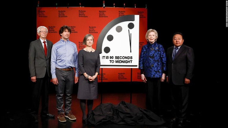 地球滅亡までの時間を表す「終末時計」の針が残り「９０秒」に/Anna Moneymaker/Getty Images
