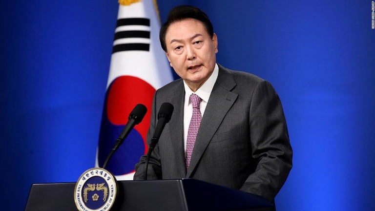 韓国の尹錫悦大統領＝２０２２年８月１７日/Chung Sung-Jun/AP