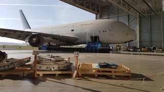 世界最大の旅客機であるＡ３８０にはリサイクルできる部品が数多くある
