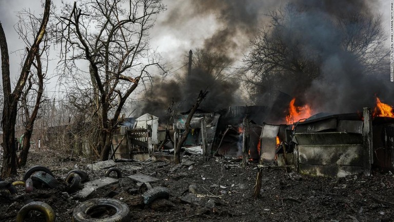 工業都市として知られるクラマトルスクには、今なお数万人が避難せずに残っている/Serhii Mykhalchuk/Global Images Ukraine/Getty Images