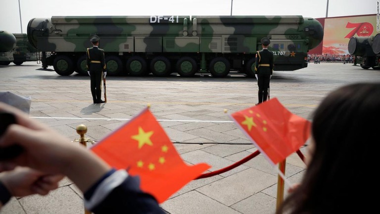 中国のＩＣＢＭ発射台数、米国を上回る　米軍幹部が議会に通知