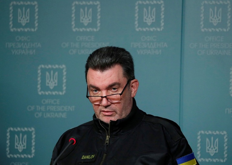 ウクライナのダニロフ国家安全保障防衛会議書記/Murad Sezer/Reuters