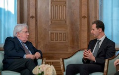 シリア大統領、国連当局者と会談　支援について協議