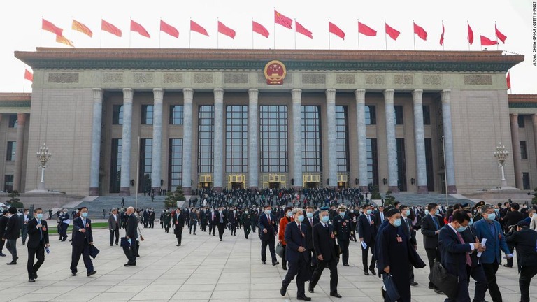 中国の全国人民代表大会が開幕した/Visual China Group/Getty Images