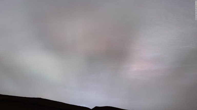 ２月２日にキュリオシティが撮影した輝く雲/NASA/JPL-Caltech/MSSS/SSI