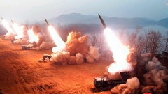 北朝鮮、短距離ミサイルを発射