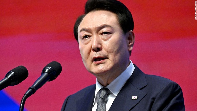 韓国の尹錫悦（ユンソンニョル）大統領/Jung Yeon-Je/Reuters/File