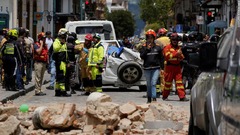 南米エクアドルでＭ６．８の地震、死者１３人