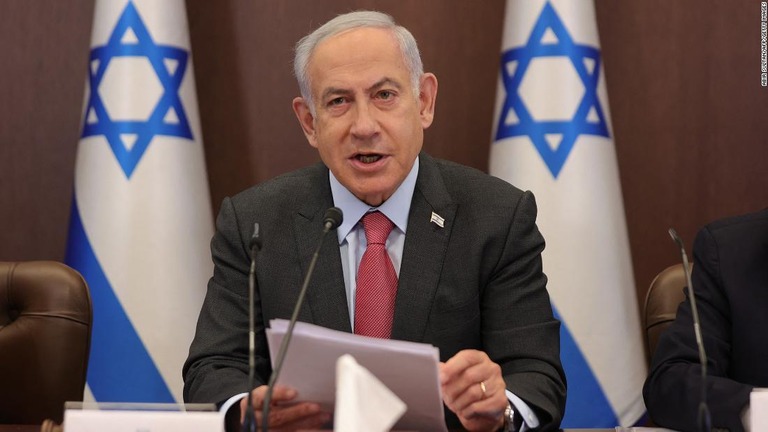 イスラエルのネタニヤフ首相/Abir Sultan/AFP/Getty Images