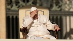 フランシスコ教皇、呼吸器感染症治療のため数日間入院　バチカン発表