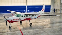 ＡｅｒｏＴＥＣ社が開発した９座席の電動飛行機「ｅキャラバン」