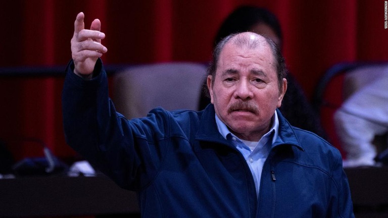 ニカラグアのダニエル・オルテガ大統領＝２０２２年１２月１４日/Yamil Lage/Reuters