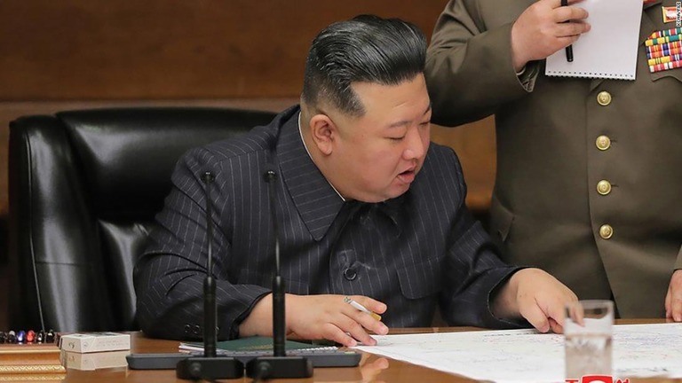 北朝鮮の金正恩（キムジョンウン）総書記/KCNA/FILE