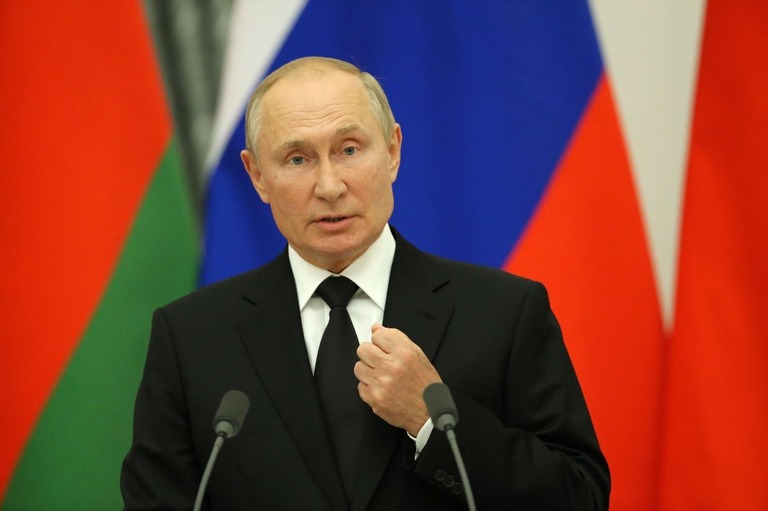 ロシアのプーチン大統領が電子的な徴兵登録制度を創設する法案に署名した/Mikhail Svetlov/Getty Images/FILE