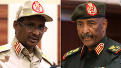 戦闘続くスーダン、背景に軍事指導者２人の主導権争い