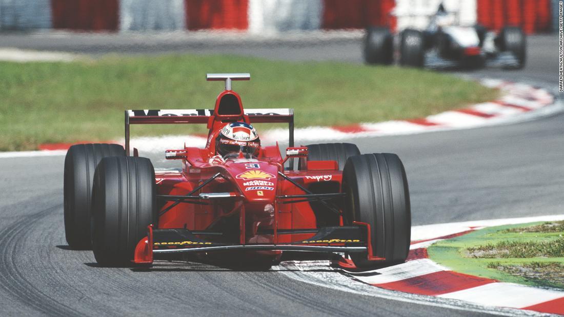 １９９８年９月のイタリアグランプリに出場したシューマッハ