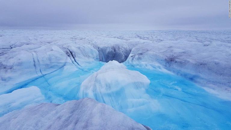 グリーンランドの氷床/Poul Christoffersen