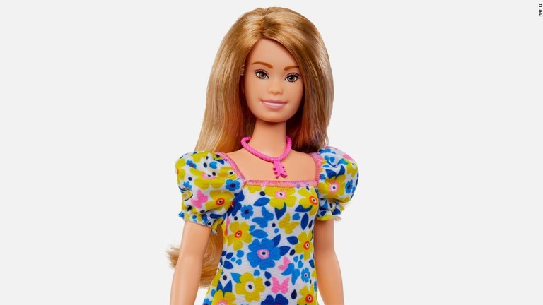 米マテルの人形バービーのシリーズに、ダウン症のある女の子が初めて加わった/Mattel 