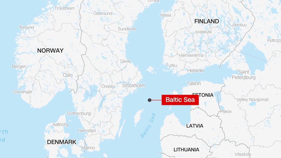 バルト海上空の国際空域をトランスポンダーの信号を出さずにロシア軍機が飛行したという/baltic sea MAP