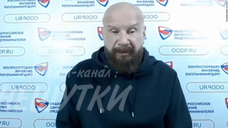 ロシアの新興財閥の一人が「ひどい戦争」と批判した/Telegram/ADREY KOVALEV