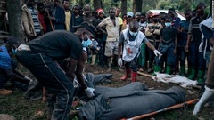 洪水の死者４０１人、豪雨被害が頻発　コンゴ