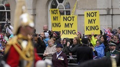 戴冠式当日の反王室活動家逮捕、ロンドン警視庁が「遺憾」表明　英