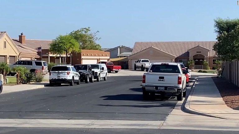 事件が発生したアリゾナ州南西部ユマの住宅地/KYMA