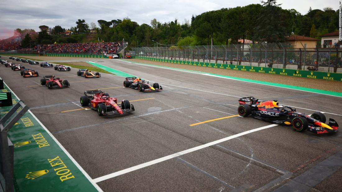 F1のエミリアロマーニャグランプリは今週末に開催される予定だった/Guglielmo Mangiapane/Pool/AP