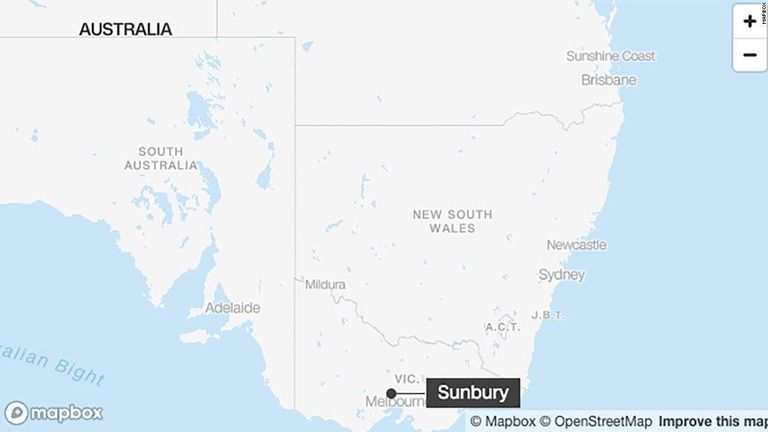 Ｍ３．８の地震はメルボルン北西部のサンベリーで発生した/mapbox