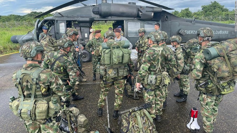 大規模な捜索が行われている/Colombian Military Forces/Reuters