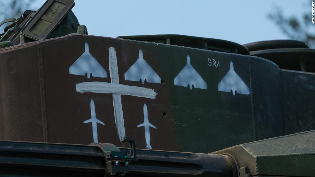 この部隊はロシアのミサイルを2基、イラン製の「シャヘド」ドローンを4機破壊した/Vasco Cotovio/CNN