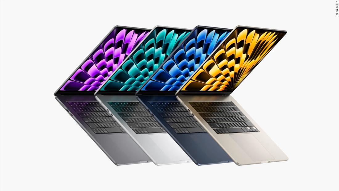 １５インチのノート型パソコン「ＭａｃＢｏｏｋ　Ａｉｒ（マックブック・エア）」/From Apple