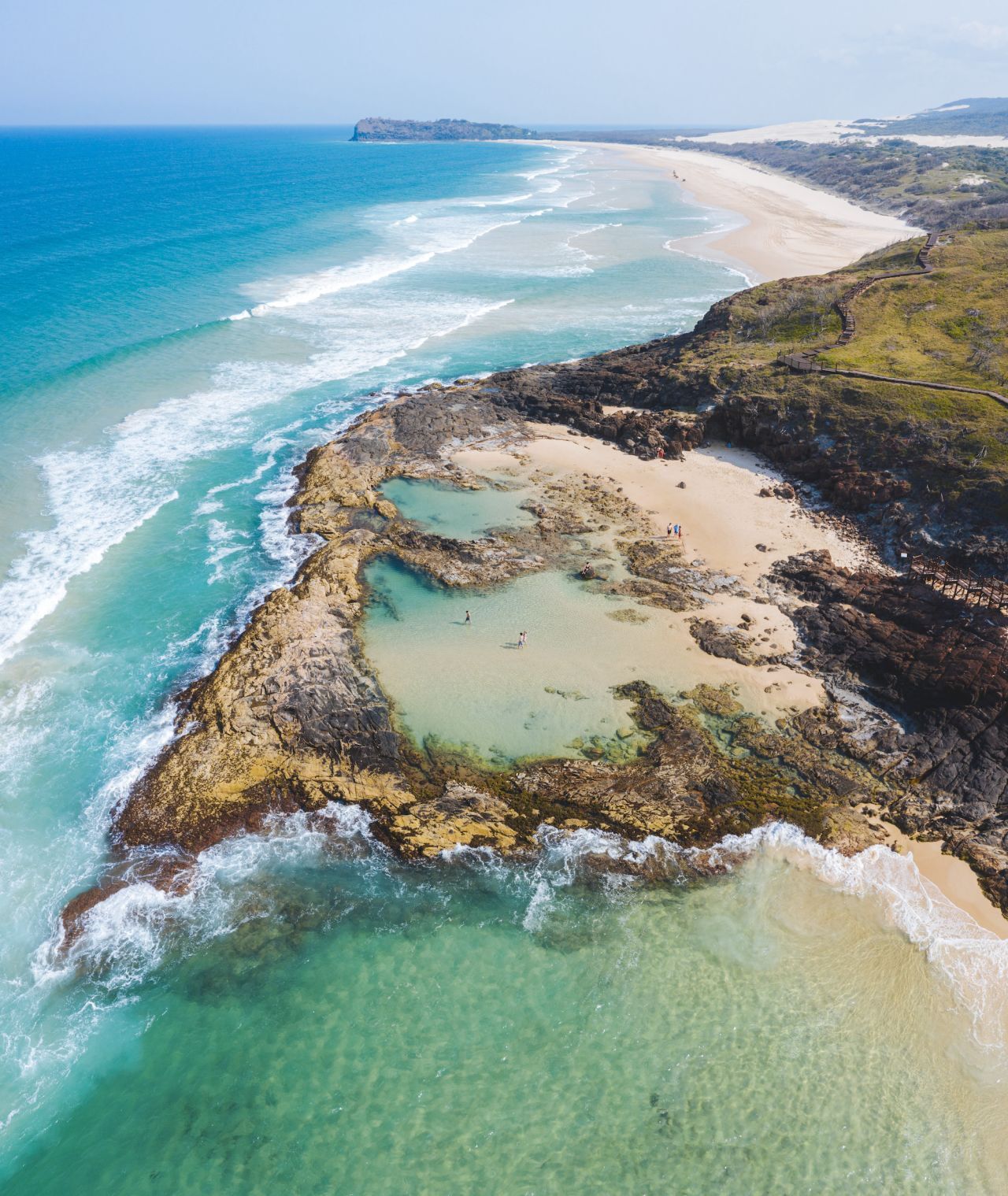 クガリは美しい砂浜でも知られる/Reuben Nutt/Tourism and Events Queensland