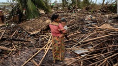 ミャンマー軍政、サイクロン被災地への支援許可を停止