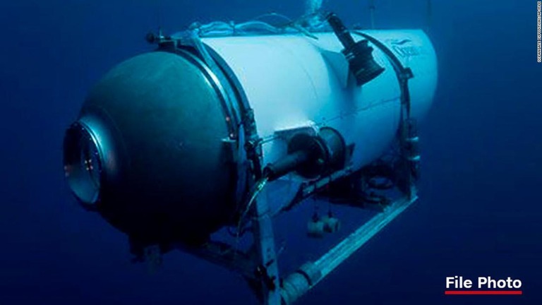 行方不明になっている潜水艇「タイタン」の資料写真/OceanGate Expeditions/AP/File